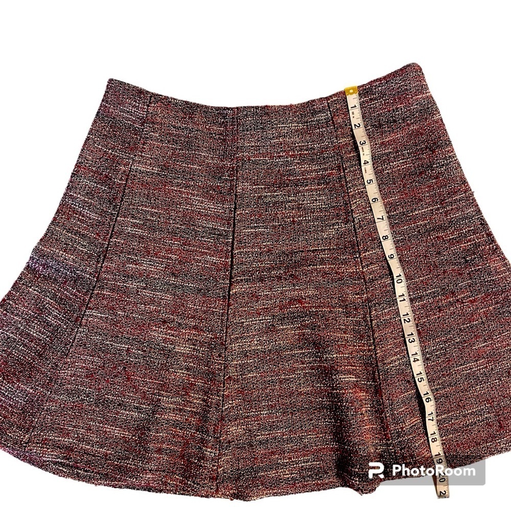 Loft tweed preppy pleated mini skirt clueless mean girls business casual dainty - Picture 4 of 5